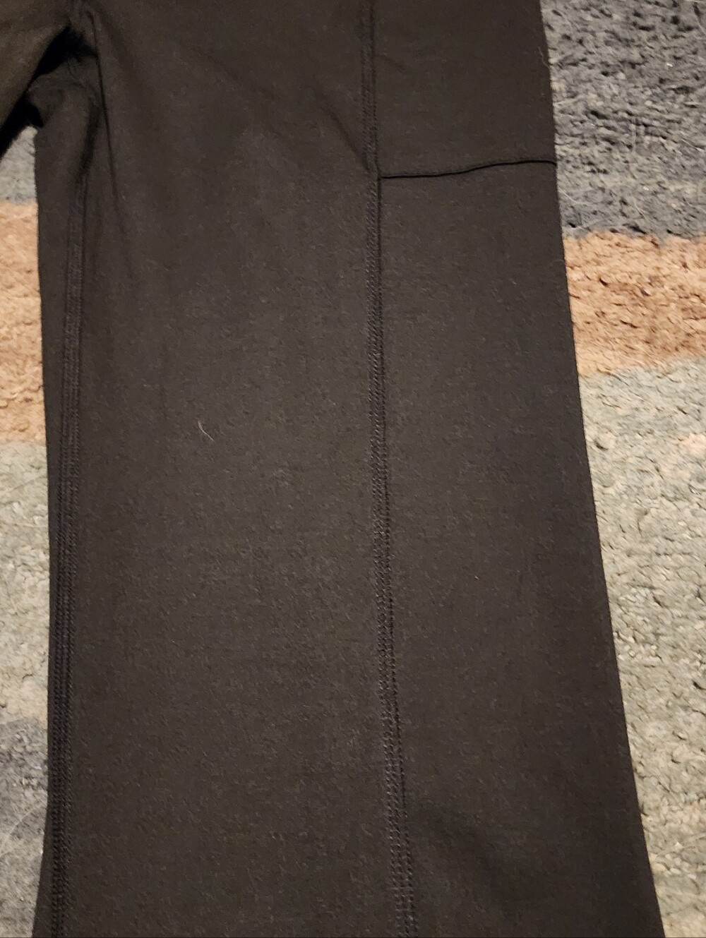 Juicy Couture Black Yoga Pants With Logo Waistband - Picture 3 of 6
